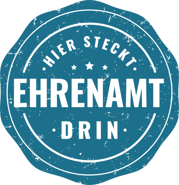 Dresdner Ehrenamtssiegel "Hier steckt Ehrenamt drin"