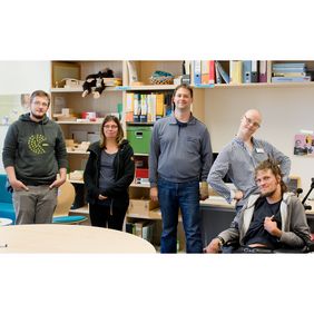 Von links nach rechts: Nico Leonhardt, Beate Schlothauer, Steffen Martick, Sebastian Wenzel und Tom Hoffmann