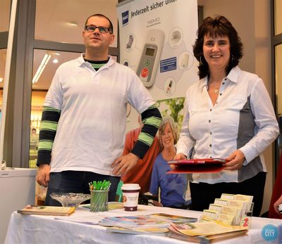 Stand von Sachsen-Senioren zum Seniorenball 2017 in Zwickau Stand von Sachsen-Senioren zum Seniorenball 2017 in Zwickau