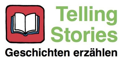 Logo des Projekts "Telling Stories / Geschichten erzählen" Logo des Projekts "Telling Stories / Geschichten erzählen"