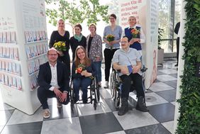 von links oben nach rechts unten: Kaddi Cutz, Frau Eiber, Frau Hartrampf-Hirschberg, Susanne R&ouml;&szlig;ner, Katja R&ouml;&szlig;ner  von links unten nach rechts unten: Herr Donat, Anne M&uuml;ller, Falk Spindler