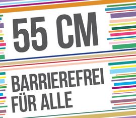 Schriftzug 55 cm Barrierefrei f&uuml;r alle 